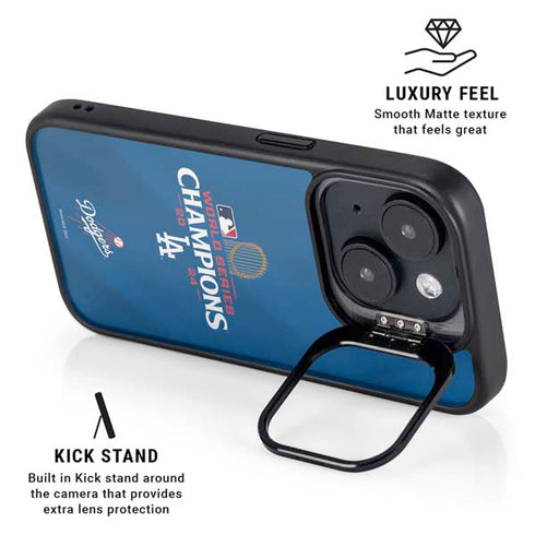 2024 World Series Champions Los Angeles Dodgers iPhone 15 Plus Kickstand Case